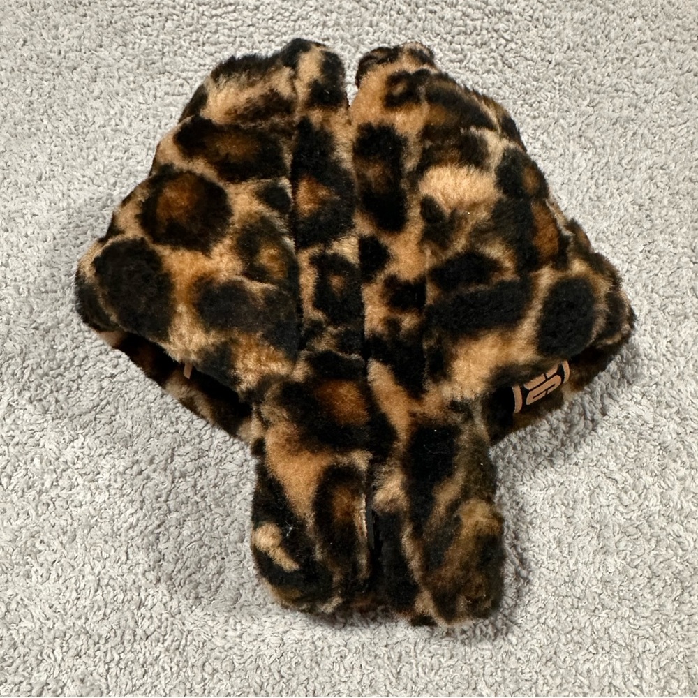 UGG Animal Print Fuzzy Slippers - Picture 7 of 8
